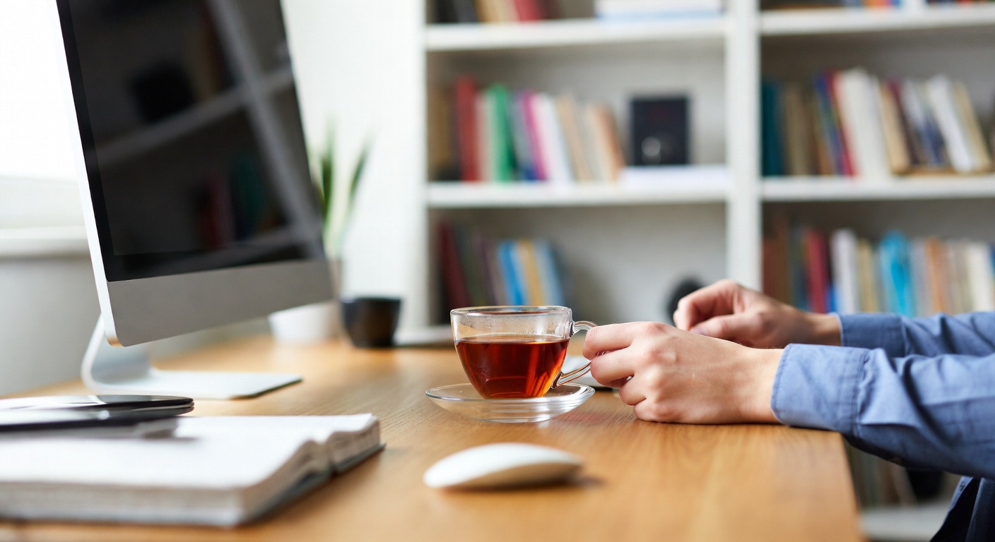 A calm modern scene representing premium reports